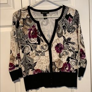 WHBM 3/4 Sleeve Cardigan